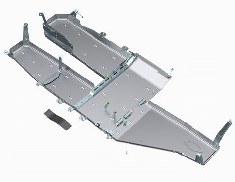 JLU 4XE BELLYPAN SKID With POWER PACK & EXHAUST SKIDs