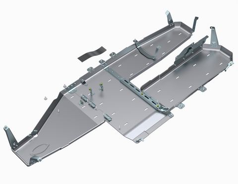 JLU 4XE BELLYPAN SKID With POWER PACK & EXHAUST SKIDs