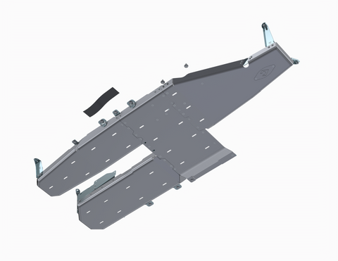 JLU 4XE BELLYPAN SKID With POWER PACK & EXHAUST SKIDs