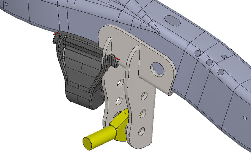 TJ Trackbar Mount - Frame Side (2.5