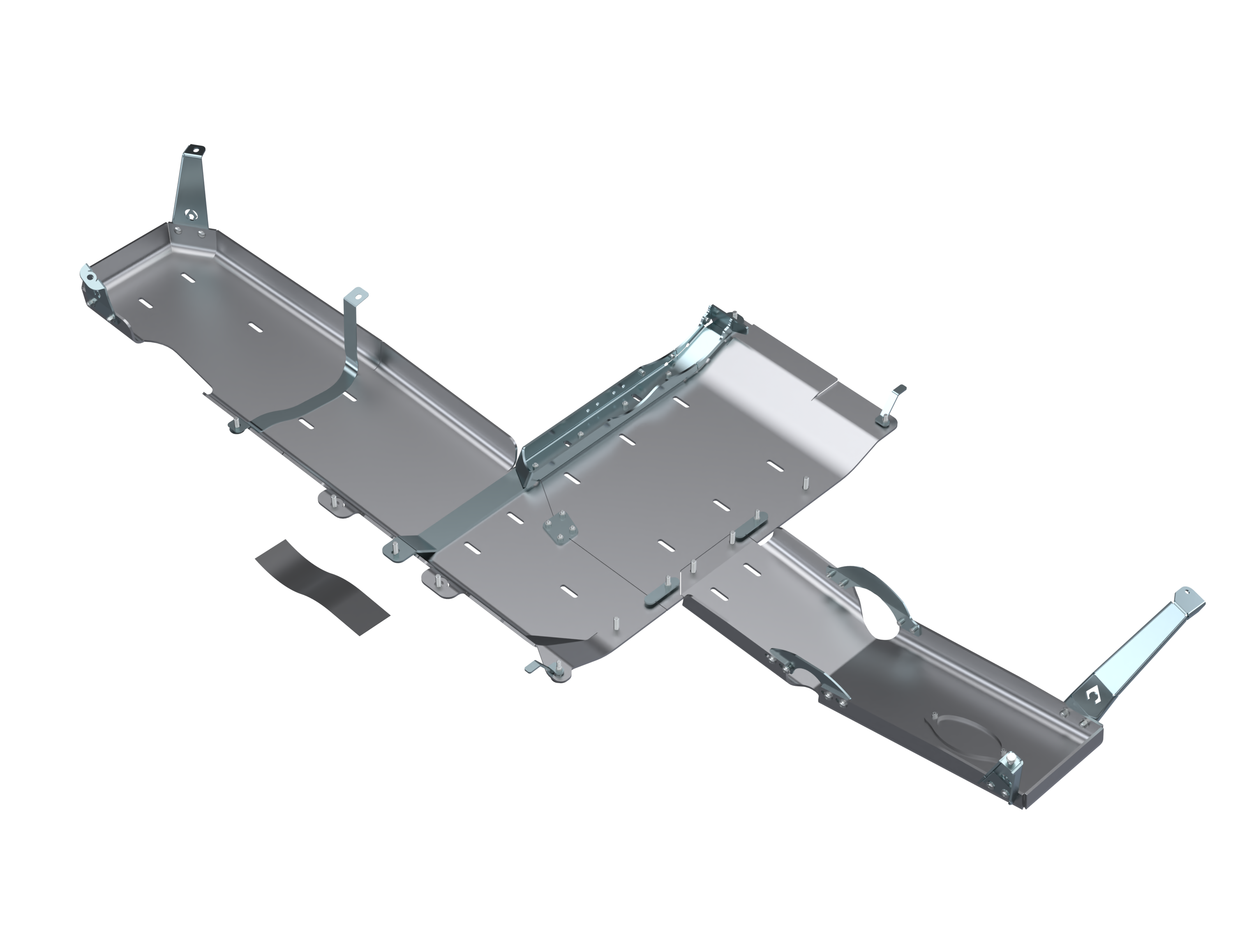 JLU Oil Skid Only With Oil Door 2 and 4 Door 3.6L Aluminum 18-Up Artec Industries main image 0