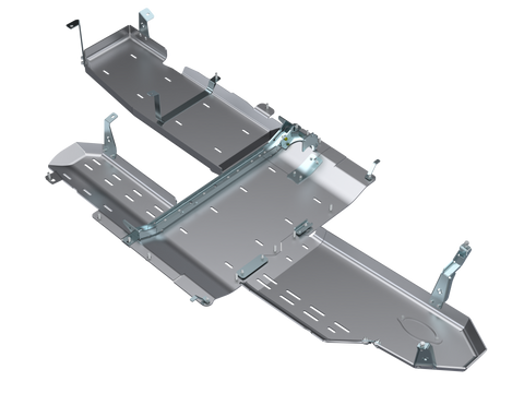 JLU Full Bellypan With Oil Door -  4 door 3.0L Diesel ALUMINUM