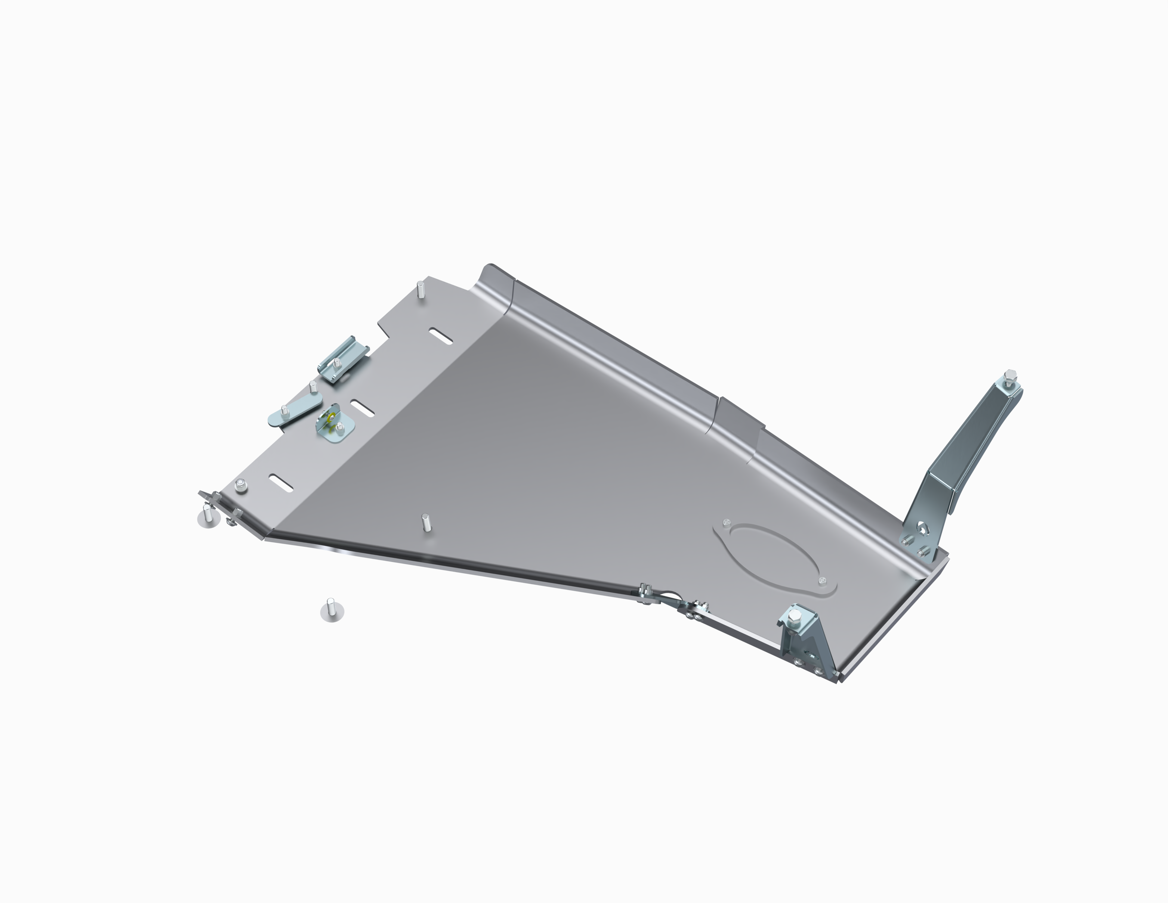 JLU Oil Skid Only With Oil Door 2 and 4 Door 3.6L Aluminum 18-Up Artec Industries