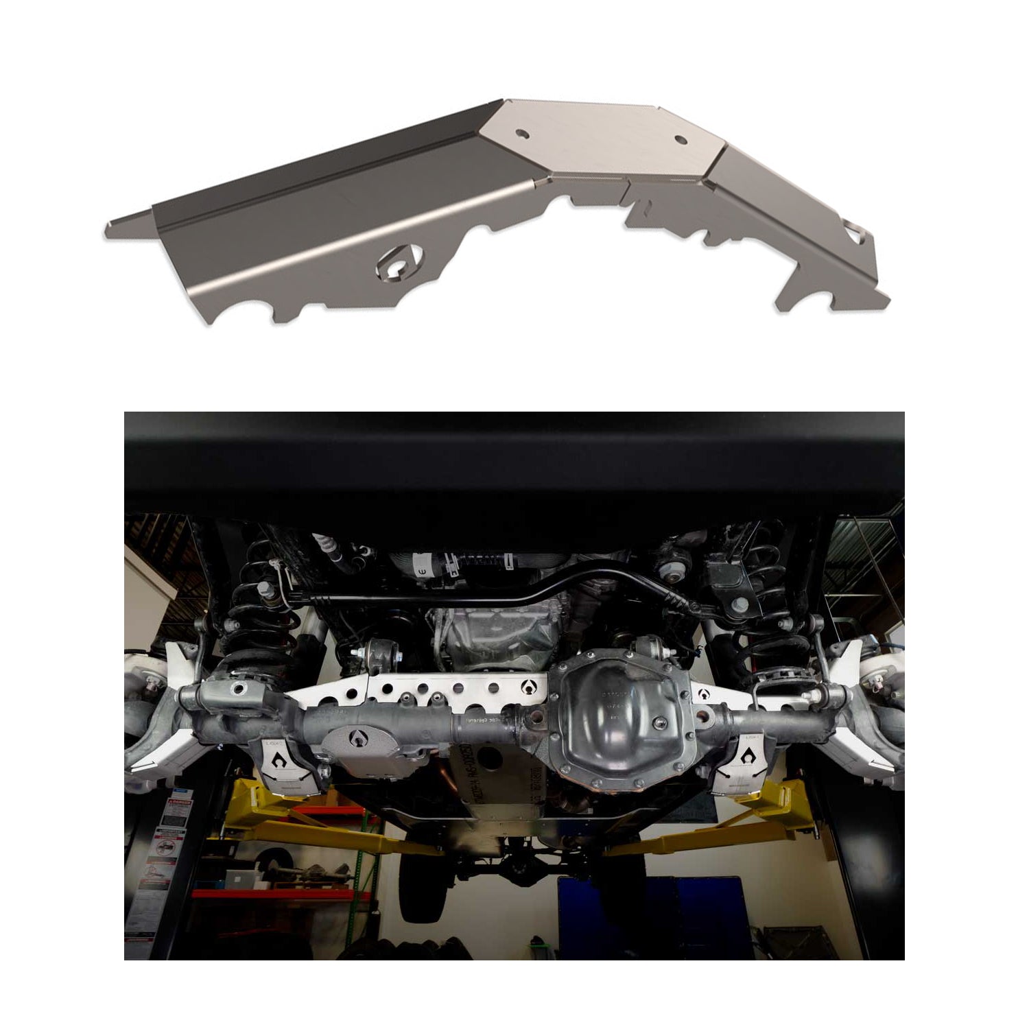 JT Front and Rear Truss Package: Free Front Axle Skid