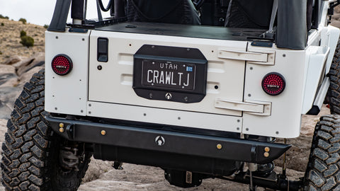 TJ/LJ Under Tailgate Plate Aluminum