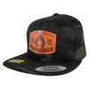 Artec Made in America Black Multicam Hat with Leather Patch