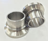 Narrow 7/8" high misalignment spacers SS (pair)